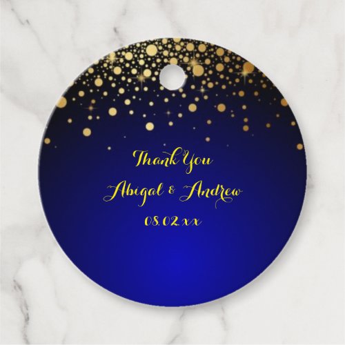 Royal Blue   Favor Tags