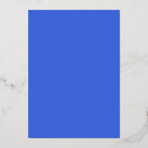 Royal Blue Foil Invitation Template