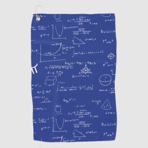Royal Blue Formulas Equations Math 