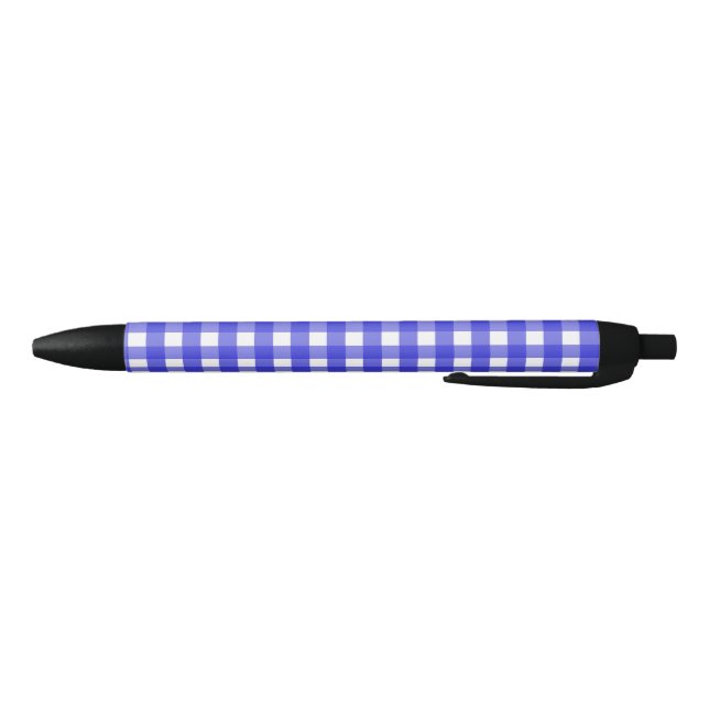Royal blue gingham pen (Bottom)