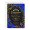 Royal Blue Gold Black Quinceanera