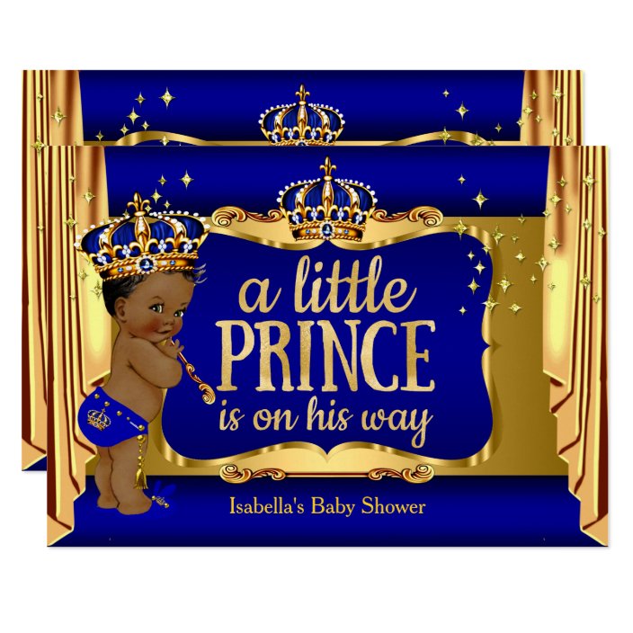 baby shower royal blue and gold