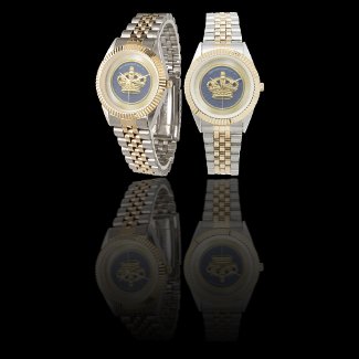 Royal Blue Gold Crown