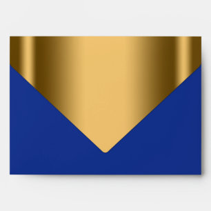 Royal Blue Gold Envelope