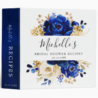Royal Blue Gold Metallic Bridal Shower recipes
