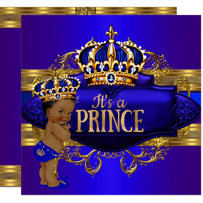 royal blue baby shower