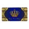 Royal Blue Gold Prince Baby Shower Water Bottle