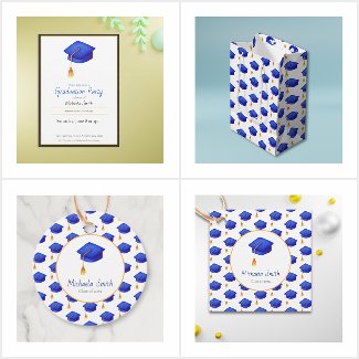 ROYAL BLUE GRADUATION PARTY