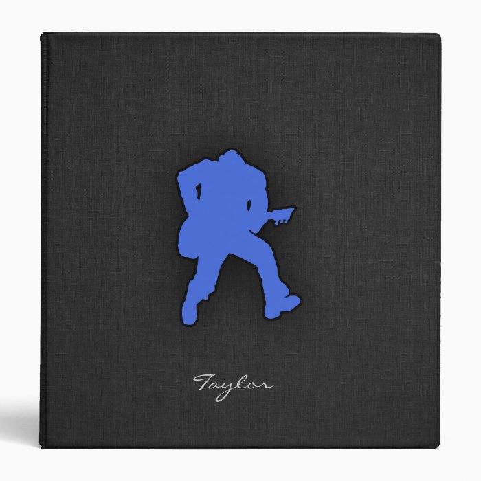 Royal Blue Guitar Player Binders