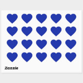 Royal Blue Heart Sticker | Zazzle