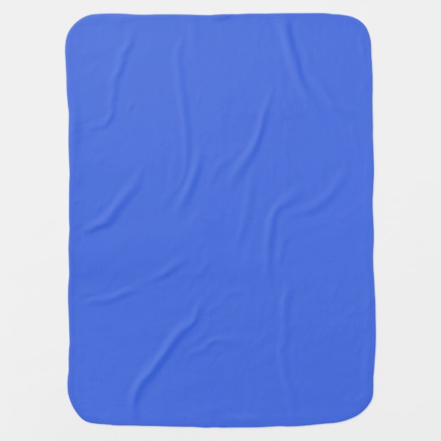 Royal Blue hex code 4169E1 Baby Blanket (Front)