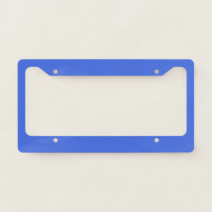 Royal Blue hex code 4169E1 License Plate Frame