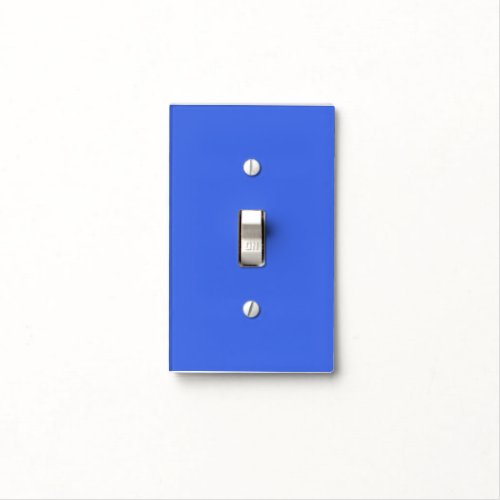 Royal Blue hex code 4169E1  Light Switch Cover