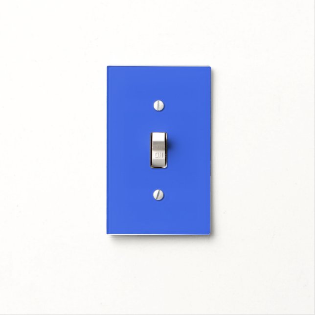 Royal Blue hex code 4169E1  Light Switch Cover (In Situ)