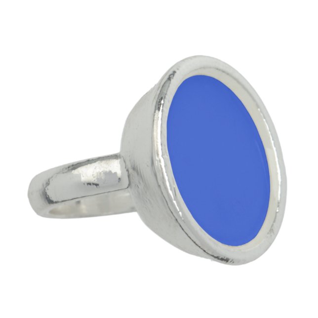 Royal Blue hex code 4169E1 Ring (Side)