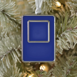 Royal Blue Holiday Elegance Christmas Ornament