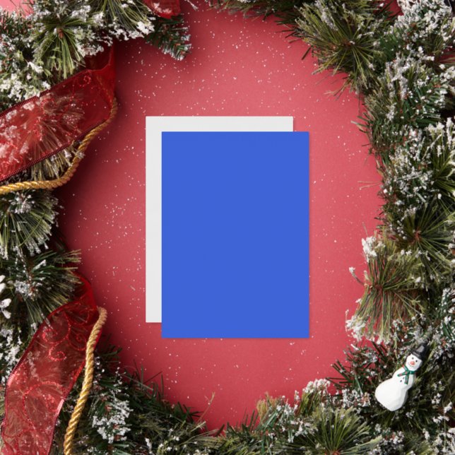 Royal Blue Holiday Foil Invite – Customizable (Insitu)