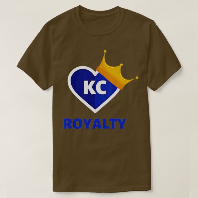 Royal Blue KC Fan Kansas City Crown Town Royalty G T-Shirt (Design Front)