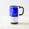 Royal blue Keep Calm Mug | Customize text template