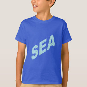 Royal blue kids SEA T-shirt