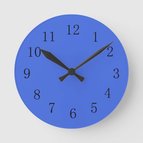 Royal Blue Kitchen Wall Clock