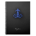Royal Blue Libra Notebook at Zazzle