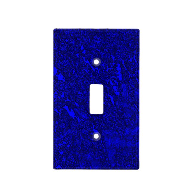Royal Blue Light Switch Cover (Front)
