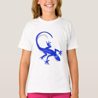 royal blue lizard kids shirt