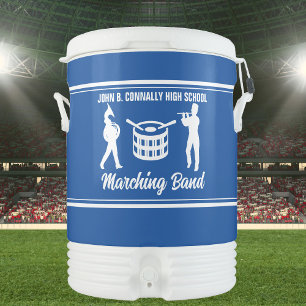 Royal Blue Marching Band Custom High School Beverage Cooler