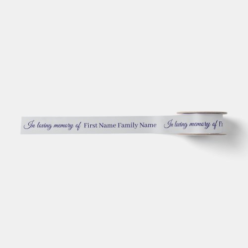 Royal blue memorial ribbon