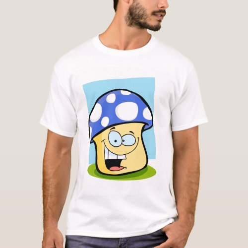 Royal Blue Mushroom T_Shirt