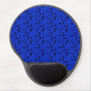 royal blue music gel mouse pad