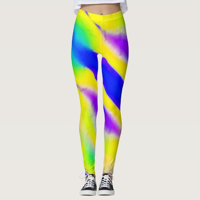 Crazy Hearts High Waisted Leggings | TotalSally