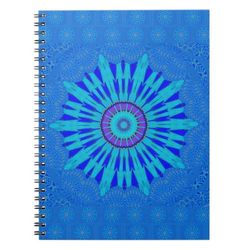 Royal blue notebook