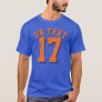 Royal Blue & Orange Adults | Sports Jersey Design T-Shirt