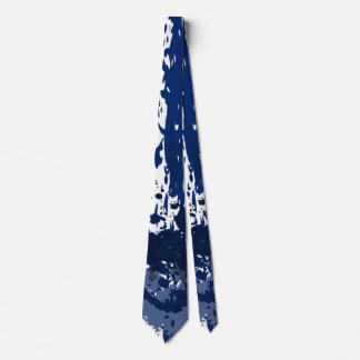 Royal Blue Paint Splatter Party Gift - Tie