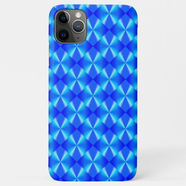 Royal Blue Pattern Case-Mate iPhone Case (Back)