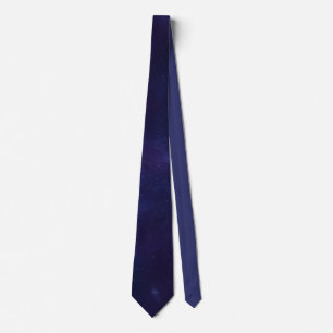 Royal blue pattern neck tie