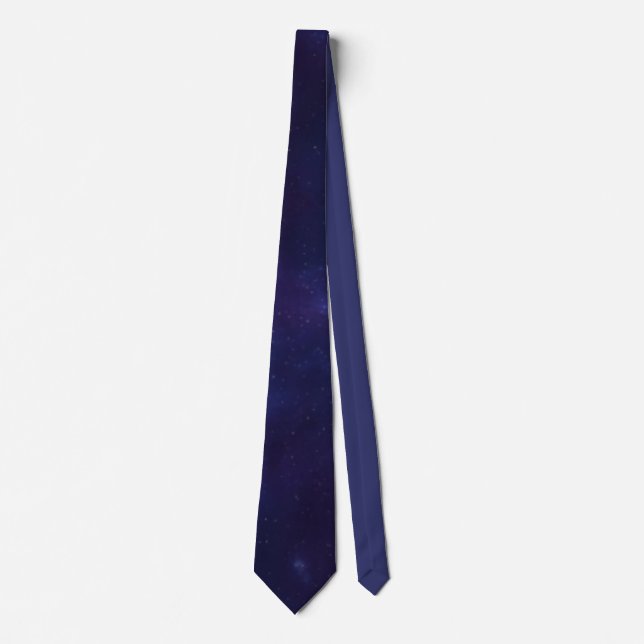 Royal blue pattern neck tie (Front)