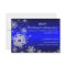 Royal Blue Pearl Snowflake Christmas Party RSVP