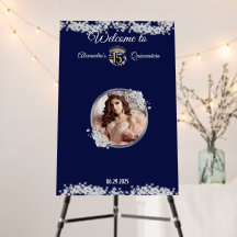 Royal Blue Photo Boho Elegant Boho Quinceañera