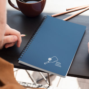Royal Blue Pickleball Personal Weekly Planner