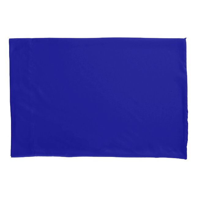 Royal Blue  Pillow Case (Front-Left)