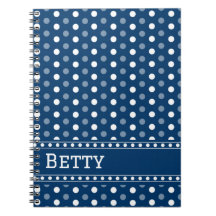 Royal Blue Polka Dot