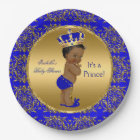 Royal Blue Prince Crown Baby Shower Ethnic