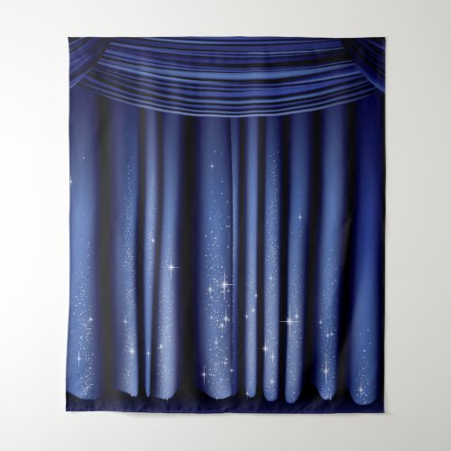 Royal Blue Prince Curtain Tapestry