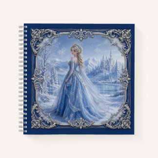 Royal Blue Princess Fantasy Notebook