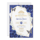 Royal Blue Quinceañera Butterflies Mis Quince