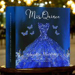 Royal Blue Quinceanera Photo Album and Planner<br><div class="desc">Keep your quinceañera planning organized with the Royal Blue Quinceañera Photo Album and Planner 3-Ring Binder. This stunning binder features a rich royal blue cover with elegant gold accents, perfect for both planning and preserving memories of your special day. Use it to keep track of event details, guest lists, and...</div>