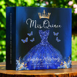 Royal Blue Quinceanera Photo Album and Planner<br><div class="desc">Keep your quinceañera planning organized with the Royal Blue Quinceañera Photo Album and Planner 3-Ring Binder. This stunning binder features a rich royal blue cover with elegant gold accents, perfect for both planning and preserving memories of your special day. Use it to keep track of event details, guest lists, and...</div>